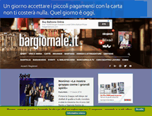 Tablet Screenshot of bargiornale.it